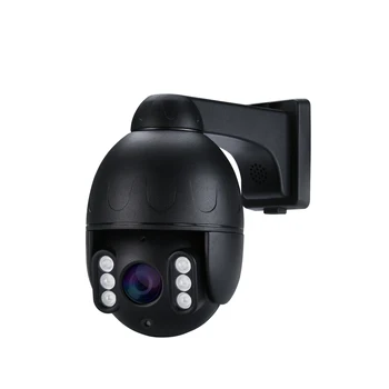 Hikvision kompatibilné 5MP PTZ IP Kamera, Vonkajšie 5X Zoom obojsmerné Audio POE CCTV Kamerové SD Kartu Onivf H. 265 wall mount