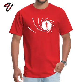 Hip Hop Muž Tričko Jednoduché, Bežné Topy & Tees James Bond 007 Logo Tlače T-shirts Bavlna, Krátky Rukáv Tričko Vysokej Kvality