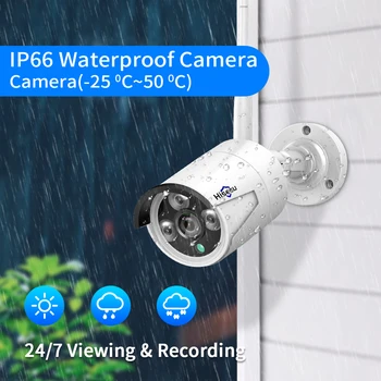 Hiseeu 3MP 8CH Bezdrôtové Kamery CCTV Auta 10.1