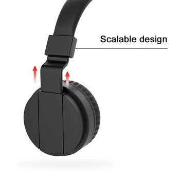 Hlboké Basy Slúchadlá Slúchadlá 3.5 mm AUX Skladacia Prenosné Nastaviteľné Gaming Headset pre MP3, MP4 Telefóny Počítač PC