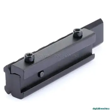 Hliníkové 11 mm Dno úzko spájat Previesť Do 20 mm Top Picatinny Weaver Lišty Adaptér Taktické Pôsobnosť Rozšíriť Pripojí Base 11 mm Do 20 mm