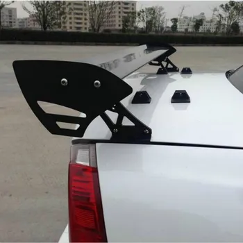 Hliníkové GT štýl zadného batožinového priestoru RACING SPOJLER / KRÍDLA / kryt podporu GT Zadného batožinového priestoru Krídla Racing Spojler sedan čierne Krídla, Výfuky