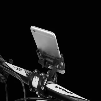 Hliníkové riadidlá Motocykla telefón držiak na bicykel Otáčanie 360 Požičovňa mobilný telefón držiak MTB Navigáciu Pevný stojan pre iPhone