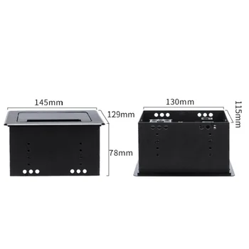 Hliníkové Zliatiny NÁS UK Univerzálny napájací Ploche Pop-up zásuvky box zásuvky HDMI VA VGA Siete 2USB Chager port pop-up zásuvky