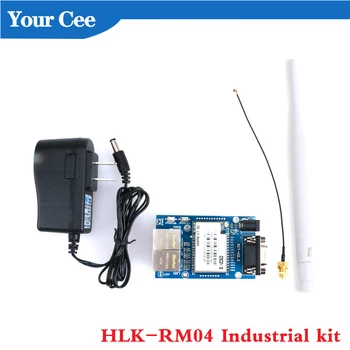 HLK-RM04 RM04 Uart Sériový Port, Ethernet WiFi Adaptér Bezdrôtového Modulu Vývoj Doska Auta HLK RM04 Priemyselné Skúšobné Dosky