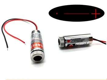 HLM1230 . + Focusable 650nm 5mW Červený Laser Modul 12MM priemer Pre prezentácie merania DIY projekty