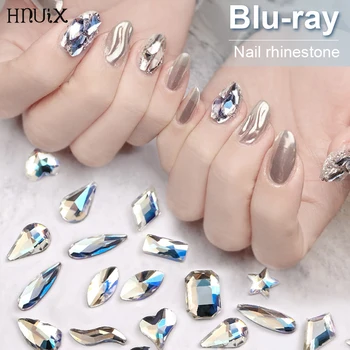 HNUIX 30pc/Box Kryštály Blueshine Nail Art, Kamienky Kameň Kamienkami Sklo Pre 3D Nechty Umenie Dekorácie Dodávky Manikúra Šperky