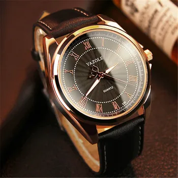 Hodinky Mužov 2020 Nový Štýlový YAZOLE Top Značky Luxusných Obchodných Náramkové hodinky Kožené Watchband Quartz Hodiny reloj hombre