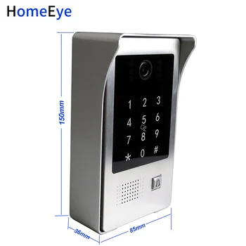 HomeEye 800TVL Video Dvere Telefónne Vonkajšie Hovor Panel iba Klávesnica + RFID kariet 4-Wired(84217EPC)