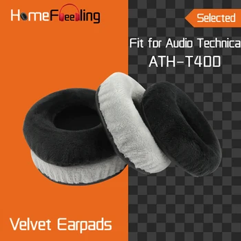 Homefeeling mušle slúchadiel pre Audio-Technica ATH T400 Slúchadlá Earpad Vankúše Zahŕňa Velvet Ucho Pad Náhradné