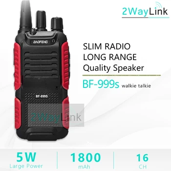 Horúce 5W Baofeng bf-999s Plus Walkies Uhf Rádio 999(2) obojsmerný rádiový vysielač pre bezpečnosť,hotel,šunka BF999s aktualizácia 888s