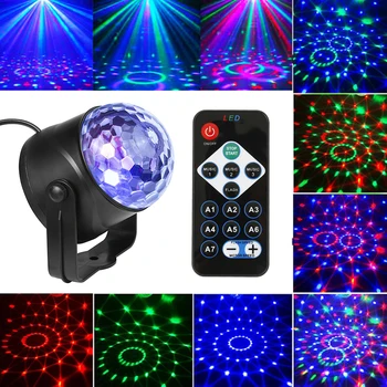 HORÚCE AC90-240V Projektor Svetlo Fáze svetelný Efekt Magic Ball Svetlo Strany Sviatok Vianočný Vnútorné Osvetlenie Svetla LED Žiarovky Lampy
