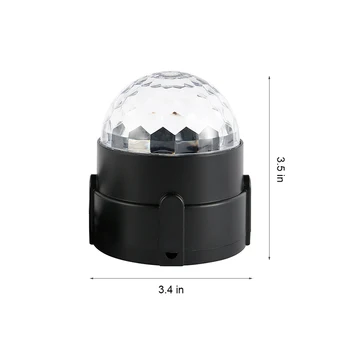 HORÚCE AC90-240V Projektor Svetlo Fáze svetelný Efekt Magic Ball Svetlo Strany Sviatok Vianočný Vnútorné Osvetlenie Svetla LED Žiarovky Lampy