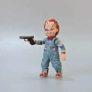 Horúce Detská hra Nevesta Chucky 1/10 Rozsahu Horor Bábika Chucky PVC Akcie Obrázok Hračky 15 CM Kĺbu Môže Hnuteľného