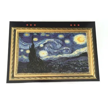 HORÚCE Dospelých 1000 kusov papiera, skladačky Puzzle Krajiny puzzle Deti Jigsaws vzdelávacie Hračky Van Gogh Domáce dekorácie maľovanie