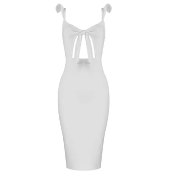 Horúce Letné Módy Sexy Mimo Ramenný Kľúčový Otvor Čierne Biele Ženy Bodycon Obväz Šaty 2020 Žena Večer Elegantné Party Šaty