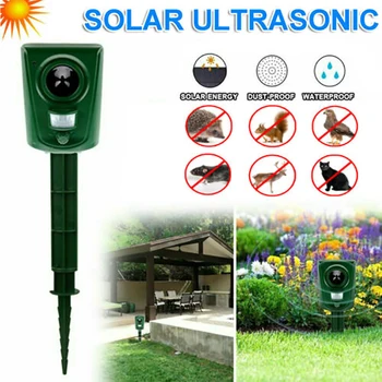 Horúce Solárny Pešti Odmietnuť Ultrazvukové Sonic Myši Mol Hmyzu Pest Hlodavce Odpudzujúce LED Svetlo Repeller Vonkajšie Záhradné Lampy