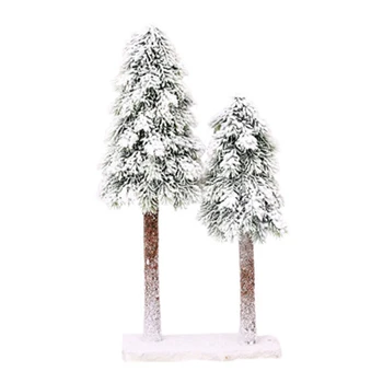 Horúci Vianočný Umelý Strom Simulácia Cedar Padajúci Sneh Hrnú Falošné Stromy Nový Rok Dekorácie pre bytové Doplnky