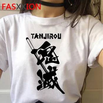 Hot Demon tričko Slayer Grafický Hornej Tees Streetwear Punk Kimetsu Č Yaiba Tričko oblečenie Japonské Anime Mužov legrační