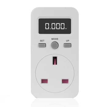 HOT-Digital Power Meter Plug-In Zásuvky Elektrickej Wattmeter Energie Monitor Plug Uk