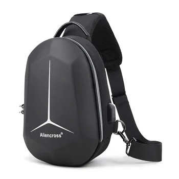 Hot Predaj Multifunkčné Rameno Taška pre Vodotesné Krátky Výlet Hrudníka Bag Anti Theft Crossbody Tašky Oxford USB Nabíjanie