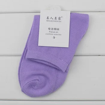 Hot Predaj Módneho Dizajnu Kvality Jar Jeseň Girl Zimné dámske Ponožky Pevné Candy Farby Obleky Pre 34-41 Metrov Roztomilý Krátke Ponožky