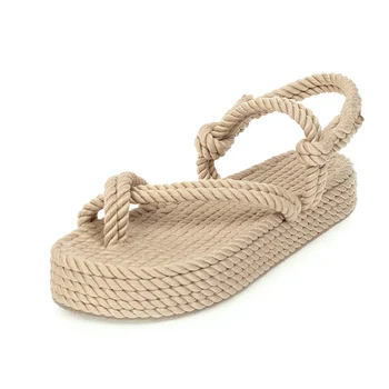 Hot predaj nízka cena dámske Sandále plus veľkosť 22.5-26.5 cm, dĺžka 3 cm podpätku rybárov, obuv, doplnky, módne prímorské dovolenky