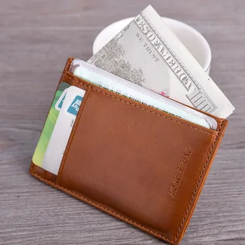 Hot Predaj pánskej Kreditnej Karty Držiteľ ID Kartu Mini Peňaženka Strane Vrecko Prípade Zips, Taška -B5