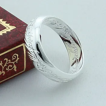Hot Predaj Striebra 925 Šperky Jednoduché Anglickej Abecedy Kolo Prstene Pre Ženy, Dievča Narodeniny Najlepšie Darčeky