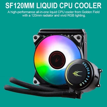 HOT-ZLATÉ POLE SF120 RGB All-In-One Kvapaliny CPU Chladič s Radiátor Vodného Chladenia Chladiča Systém pre AMD CPU Chladič Vody