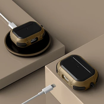Hrom Vojny Brnenie Prípade Airpods Pro 3 Generácie Headset puzdro pre Apple Airpods 3 Bluetooth Headset Shell Kryt