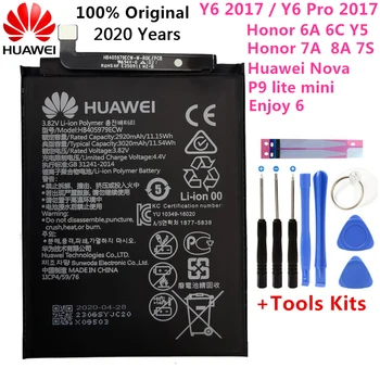 Hua Wei HB405979ECW Originálne Náhradné Batérie Pre Huawei NOVA CAZ-AL10 CAZ-TL00 Užite si 6S Česť 6A 7A 8A 6C Li-ion 3020mAh