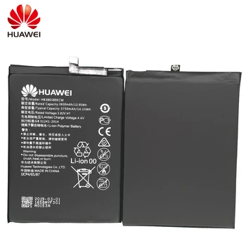 Hua Wei Pôvodné HB386589ECW 3650mAh Nabíjateľná Li-ion batéria Telefónu Pre Huawei P10plus P10 PLUS Chytrý Mobilný Telefón
