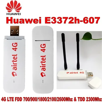 Huawei 4G USB Modem E3372 E3372h-607 4G LTE 150Mbps USB Dongle 4G USB Stick Datacard plus s 2ks Anténa pre huawei