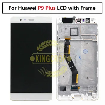 Huawei P9 Plus LCD s rám Displeja Dotykový Displej Digitalizátorom. Montáž LCD 5.5