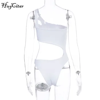 Hugcitar 2020 bez rukávov jeden-ramenný sexy kombinézu lete ženy móda streetwear oblečenie, plavky, body