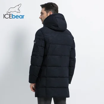 ICEbear 2019 Nové Zimné pánske Sako Vysoko Kvalitné pánske Kabát Hrubé Teplé Muž Bavlnené Oblečenie Značky Man Oblečenie MWD17933I