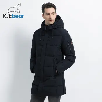 ICEbear 2019 Nové Zimné pánske Sako Vysoko Kvalitné pánske Kabát Hrubé Teplé Muž Bavlnené Oblečenie Značky Man Oblečenie MWD17933I