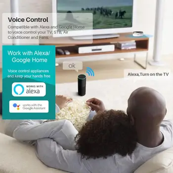Inteligentný IR ovládač Smart Home Infračervené Diaľkové Ovládanie Pomocou Inteligentného Života Tuya APLIKÁCIA Pracovať S Alexa Domovská stránka Google