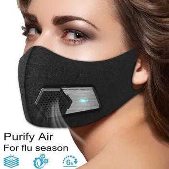 Inteligentný Prach-doklad, Elektrické Maska Proti Prachu Anti Fog Respirátor Filter Plynové Masky Vonkajší Vzduch na Dýchanie Čistička