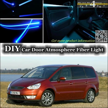 Interiér Okolitého Svetla Tuning Atmosféru Optický Kapela Svetlá Na Ford Galaxy Vnútri Panel Dverí osvetlenie (Nie EL svetlo)