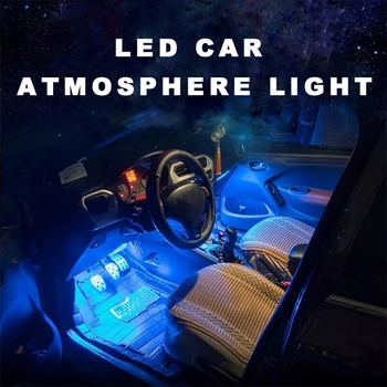 Interiéru vozidla na Chodidle Atmosféru Svetlo Lampy Diaľkové Ovládanie pre Honda Fit Jazz Občianske Mesto Dohodou CRV XRV Inšpirovať Pohľad Odysea