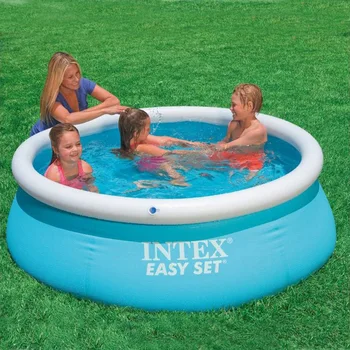 Intex 1.83 m kola rodinný nafukovací bazén šetrné k životnému prostrediu bazén deti, dospelých, vonkajší dieťa hrať bazén s krytom