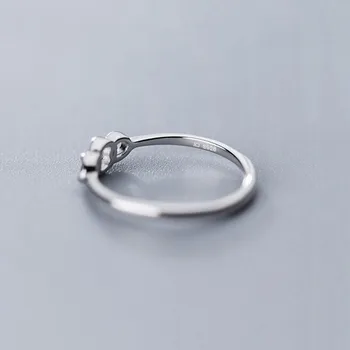 INZATT Reálne 925 Sterling Silver chain Resizable Krúžok Pre Módu Ženy Trendy Jemné Šperky Minimalistický Príslušenstvo 2019 Darček