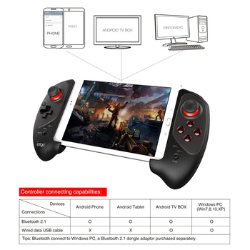 Ipega PG-9083S Bluetooth Wireless Gamepad Škálovateľné USB ovládač pre iOS Telefón Android Tablet TV Box vhodný pre Nintendo Prepínač