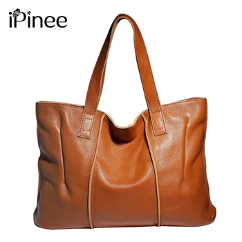 IPinee Originálne kožené kabelky pre ženy 2019 módnych značiek kabelky dámske kožené kabelky taška cez rameno taška ženy