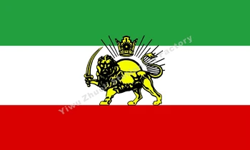 Irán Vlajka 150X90cm (3x5FT) 120 g 100D Polyester Dvakrát Prešité Vysokej Kvality Banner Ensign Doprava Zadarmo