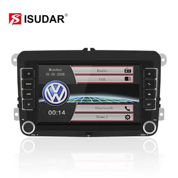 Isudar 2 Din Auto Rádia Pre VW/Volkswagen/Skoda/Octavia/Fabia/Yeti/Superb/Seat Auto Multimediálne Stereo Canbus Zrkadlo Prepojenie Fotoaparátu