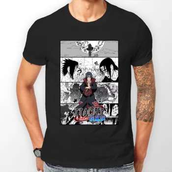 Itachi Uchiha Manga Striscia Naruto Anime Unisex Tričko T-Shirt Tutte le Taglie Cartoon t shirt mužov Nové Unisex Móda