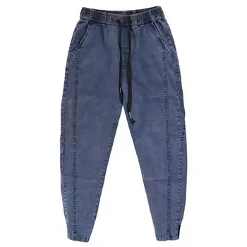 J035-na Jar a v lete jeans pánske voľné rovno trubice pánske nohavice business nohavice